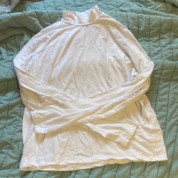 hollister white cropped turtleneck xxl - Picture 1 of 2